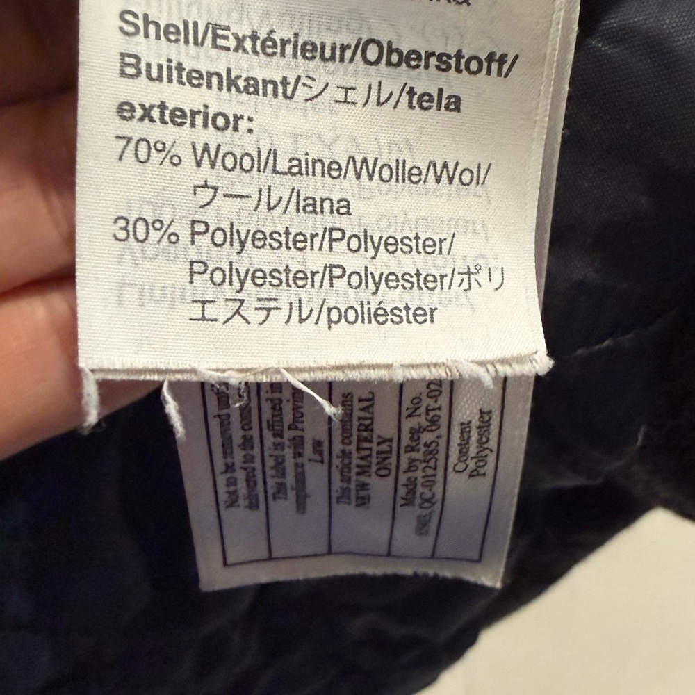 J. Crew Charcoal Wool Blend Coat - Picture 5 of 5